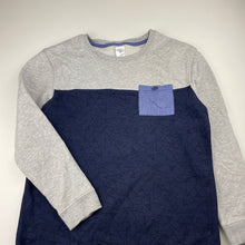 Load image into Gallery viewer, Boys Target, grey &amp; navy fleece lined sweater, GUC, size 12,  