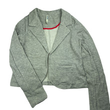 Load image into Gallery viewer, Girls Just Jeans, grey marle cotton lightweight jacket, GUC, size 12,  