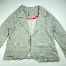 Load image into Gallery viewer, Girls Just Jeans, grey marle cotton lightweight jacket, GUC, size 12,  