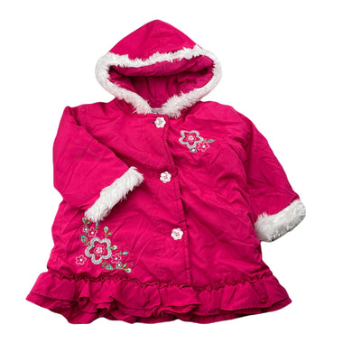 Girls Target, cotton lined embroidered jacket / coat, EUC, size 1,  
