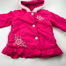 Load image into Gallery viewer, Girls Target, cotton lined embroidered jacket / coat, EUC, size 1,  