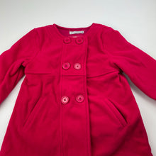 Load image into Gallery viewer, Girls Target, red cotton lined fleece jacket / coat, GUC, size 3,  