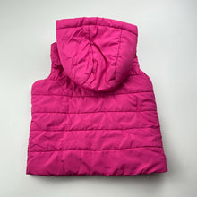 Load image into Gallery viewer, Girls Mango, hooded puffer vest / sleeveless jacket, FUC, size 4,  