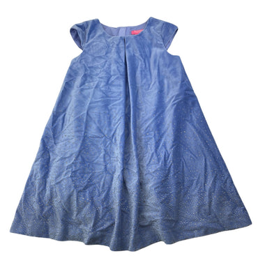 Girls ISAAC MIZRAHI, lined velour party dress, GUC, size 3, L: 53cm