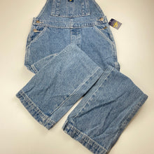 Load image into Gallery viewer, Boys Osh Kosh, blue denim vestbak overalls, Inside leg: 60cm, NEW, size 10,  
