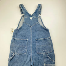Load image into Gallery viewer, Boys Osh Kosh, blue denim vestbak overalls, Inside leg: 60cm, NEW, size 10,  