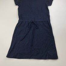 Load image into Gallery viewer, Girls Target, navy casual dress, wash fade, FUC, size 6, L: 61cm