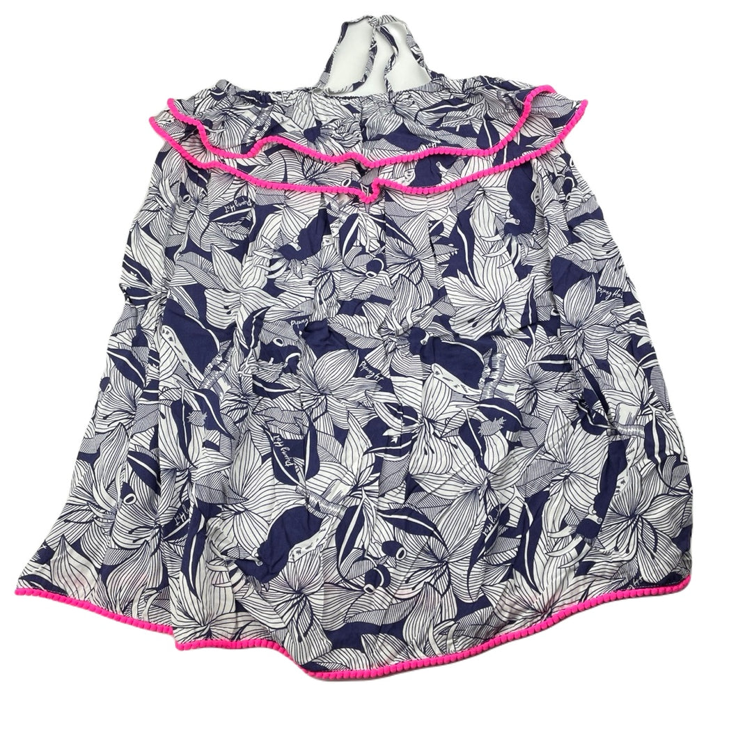 Girls Piping Hot, floral lightweight summer dress, EUC, size 5, L: 60cm