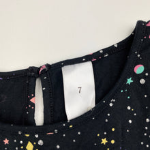 Load image into Gallery viewer, Girls Target, cotton long sleeve dress, pockets, EUC, size 7, L: 60cm