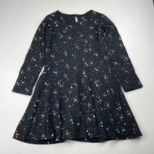 Load image into Gallery viewer, Girls Target, cotton long sleeve dress, pockets, EUC, size 7, L: 60cm