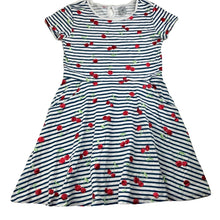 Load image into Gallery viewer, Girls Target, cotton casual dress, cherries, FUC, size 9, L: 66cm