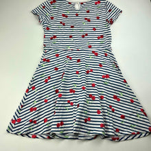 Load image into Gallery viewer, Girls Target, cotton casual dress, cherries, FUC, size 9, L: 66cm