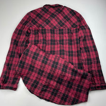 Load image into Gallery viewer, Girls Bardot Junior, checked cotton shirt dress, EUC, size 12, L: 80cm at front