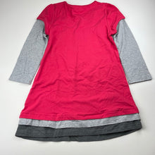 Load image into Gallery viewer, Girls Milkshake, stretchy long sleeve dress, EUC, size 8, L: 63cm