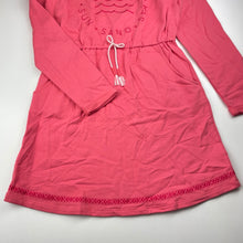 Load image into Gallery viewer, Girls Piping Hot, cotton casual long sleeve dress, NEW, size 12, L: 75cm approx
