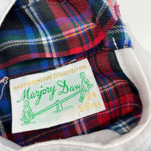 Load image into Gallery viewer, Girls Marjory Daw, vintage gingham long sleeve dress, EUC, size 5-6, L: 77cm