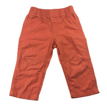 Load image into Gallery viewer, Carter&#39;s orange cotton pants, elasticated waist, size 0-1, Pre-loved