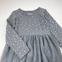 Load image into Gallery viewer, Girls H&amp;T, spliced cotton &amp; tulle party dress, GUC, size 7, L: 63cm