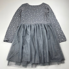 Load image into Gallery viewer, Girls H&amp;T, spliced cotton &amp; tulle party dress, GUC, size 7, L: 63cm