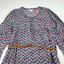 Load image into Gallery viewer, Girls Milkshake, lightweight floral cotton dress, GUC, size 7, L: 65cm