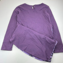 Load image into Gallery viewer, Girls Pumpkin Patch, purple long sleeve dress, deer, EUC, size 12, L: 75cm approx