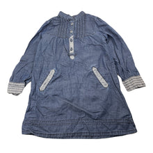 Load image into Gallery viewer, Girls Mothercare, lightweight cotton casual dress, FUC, size 4-5, L: 52cm