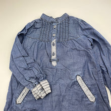 Load image into Gallery viewer, Girls Mothercare, lightweight cotton casual dress, FUC, size 4-5, L: 52cm