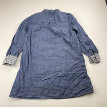 Load image into Gallery viewer, Girls Mothercare, lightweight cotton casual dress, FUC, size 4-5, L: 52cm