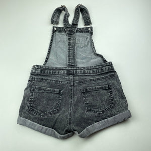 Girls Miss Understood, stretch denim overalls / shortalls, GUC, size 7,  