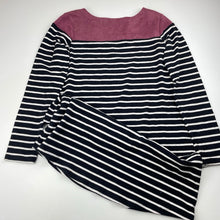 Load image into Gallery viewer, Girls Tilii, striped stretchy long sleeve dress, GUC, size 12, L: 71cm