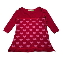 Load image into Gallery viewer, Girls Lily &amp; Dan, lightweight merino wool dress, FUC, size 2, L: 41cm