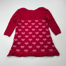 Load image into Gallery viewer, Girls Lily &amp; Dan, lightweight merino wool dress, FUC, size 2, L: 41cm