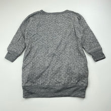 Load image into Gallery viewer, Girls Milkshake, grey lightweight sweater dress, EUC, size 4, L: 46cm