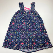 Load image into Gallery viewer, Girls Target, lightweight viscose dress, wash fade, FUC, size 5, L: 62cm