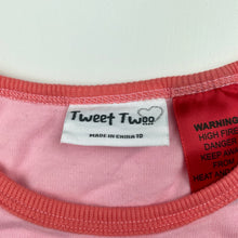 Load image into Gallery viewer, Girls Tweet Twoo, lightweight nightie / night dress, EUC, size 10,  