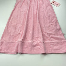 Load image into Gallery viewer, Girls Floatimini, pink terry dress, NEW, size 6, L: 66cm