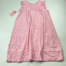 Load image into Gallery viewer, Girls Floatimini, pink terry dress, NEW, size 6, L: 66cm