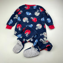 Load image into Gallery viewer, Boys Carters, soft feel lightweight fleece coverall / romper, EUC, size 2,  