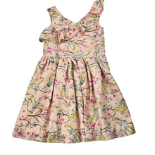 Load image into Gallery viewer, Girls Tutus &amp; Tambourines, lined floral party dress, FUC, size 5, L: 60cm