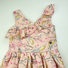 Load image into Gallery viewer, Girls Tutus &amp; Tambourines, lined floral party dress, FUC, size 5, L: 60cm