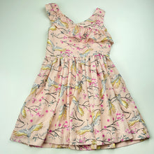Load image into Gallery viewer, Girls Tutus &amp; Tambourines, lined floral party dress, FUC, size 5, L: 60cm