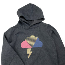 Load image into Gallery viewer, Girls H&amp;T, grey fleece lined hoodie sweater, GUC, size 7,  