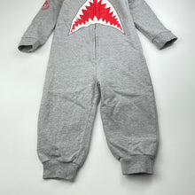 Load image into Gallery viewer, Boys Ladybird, shark fleece lined zip romper, EUC, size 2-3,  