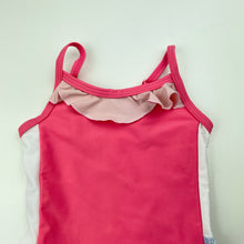 Load image into Gallery viewer, Girls White Soda, swim one-piece, small marks, FUC, size 2,  