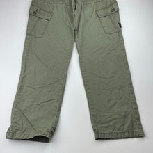Load image into Gallery viewer, Boys Target, khaki cotton cargo pants, adjustable, Inside leg: 65cm, GUC, size 12,  