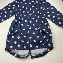 Load image into Gallery viewer, Girls Miss Understood, navy lightweight spray jacket, small mark lower back, FUC, size 10,  