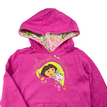 Load image into Gallery viewer, Girls Dora the Explorer, cotton hoodie sweater, FUC, size 6,  