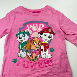 Girls Nickelodeon, Paw Patrol long sleeve t-shirt / top, GUC, size 3,  