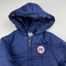 Load image into Gallery viewer, Boys H&amp;T, navy hooded jacket / coat, GUC, size 3,  