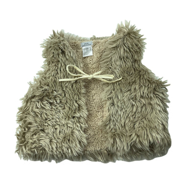 Girls Britt, faux fur vest, GUC, size 1-2,  